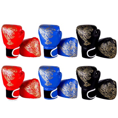 Boxing Gloves Breathable Kickboxing Gloves Comfortable Professional Boxing Gloves Punching Training Gloves for Children Adults