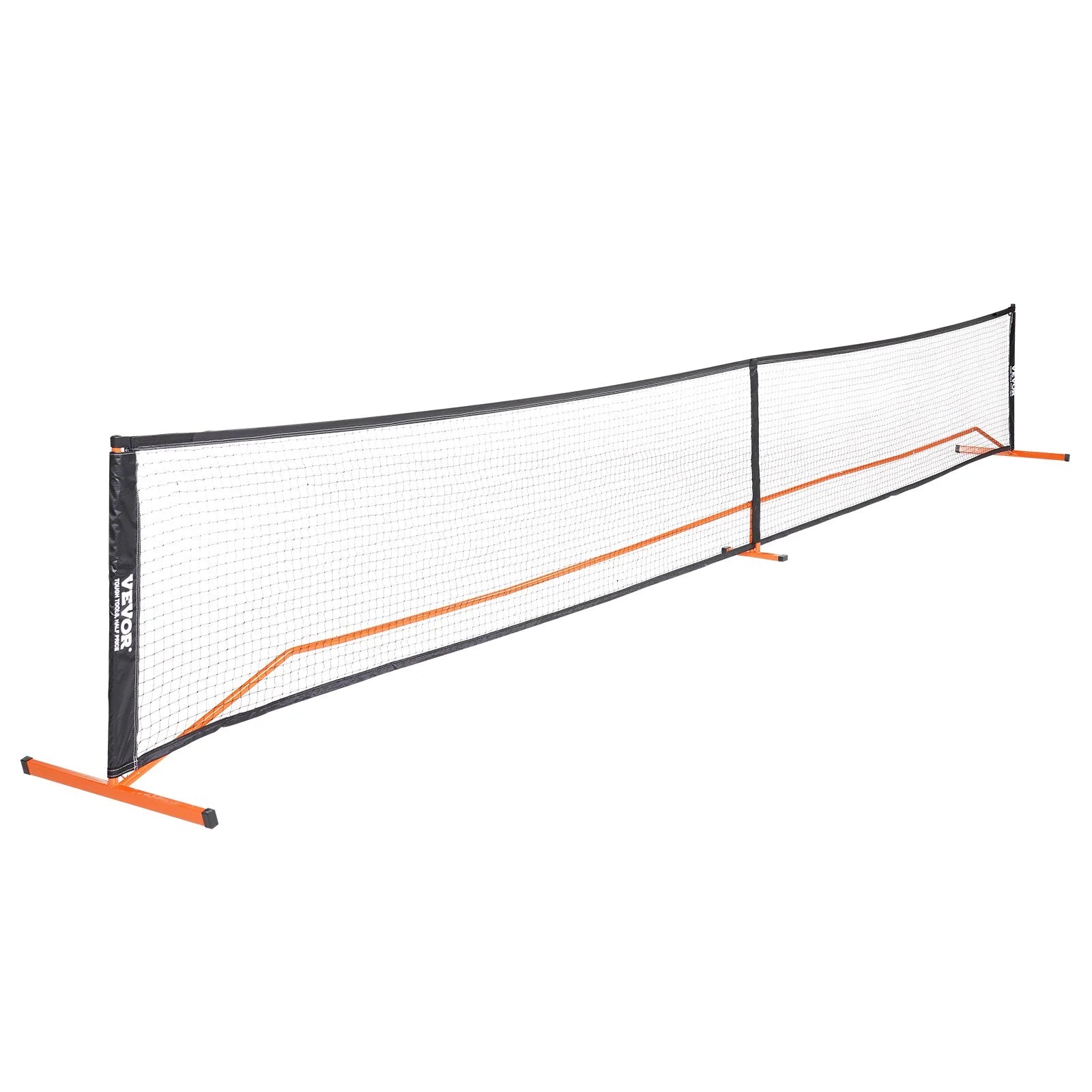 VEVOR Pickleball Net Set, 22FT Regulation Size Portable Pickleball System with Carrying Bag & Balls & Paddles, Weather Resistant Steady Metal Frame & Strong PE Net, for Outdoor Backyard Driveway