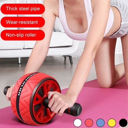 Ab Roller No Noise Abdominal Wheel, Stretch Trainer for Arm Waist and Leg Exercise, Gym Fitness Equipment