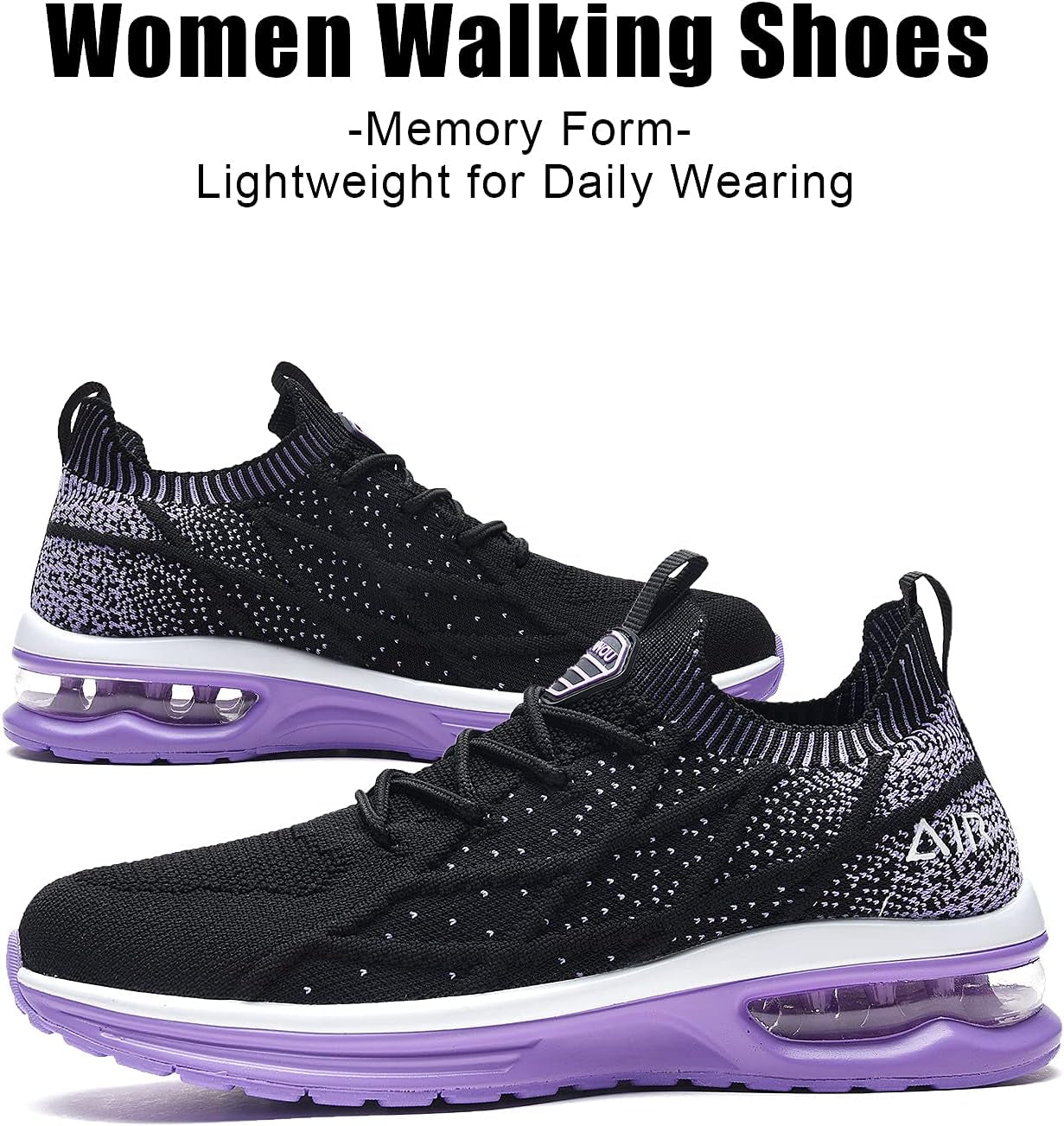 Women'S Air Running Shoes Breathable Athletic Tennis Shoes Sport Walking Sneakers