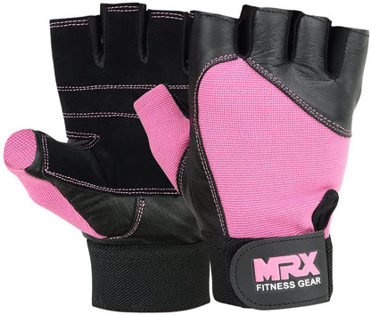 Weight Lifting Gloves Gym Training Bodybuilding Fitness Glove Workout Men & Women Pink XS